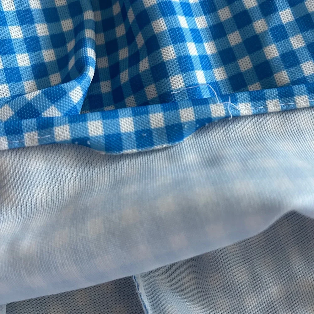 Wizard of Oz Dorothy Dress Costume, Blue Gingham‎ Girls Halloween, Small - Picture 4 of 8